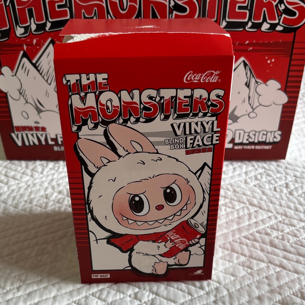 POPMART Labubu Coca-Cola The Monsters Vinyl Face Blind Box - Red